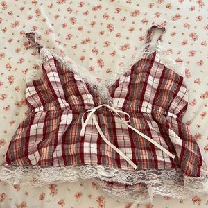 American Eagle Peplum Tank Top